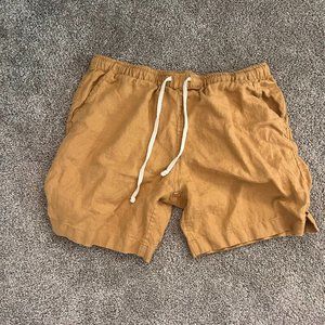 Alex Crane Bo Shorts - L - Yellow